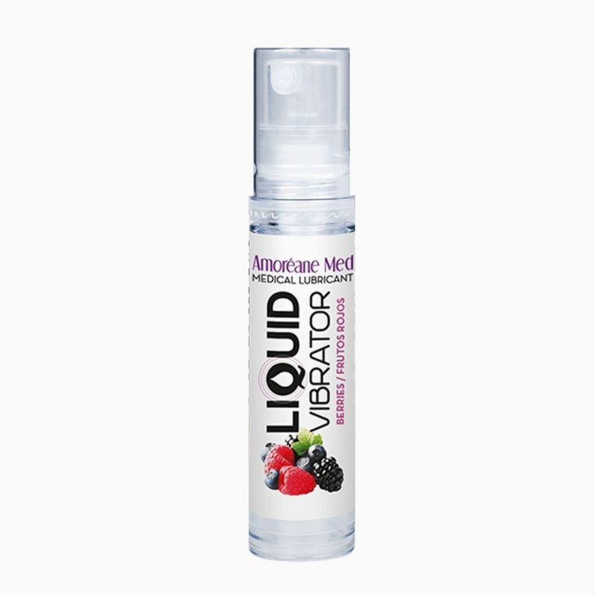 Лубрикант с эффектом вибрации Amoreane Med Liquid Vibrator Berries (10 мл) Лубрикант с эффектом вибрации Amoreane Med Liquid Vibrator Berries (10 мл)