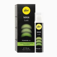 Рідкий вібратор для чоловіків pjur MAN Lust, 15 мл, з ефектом мурашок