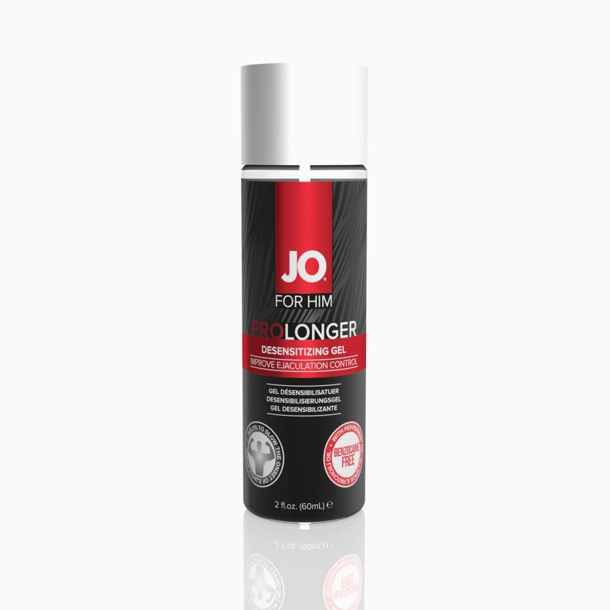 Пролонгер гель JO Prolonger Gel (60 мл) з олією перцевої м’яти, гвоздикового перцю та пачулів Пролонгер гель JO Prolonger Gel (60 мл) з олією перцевої м’яти, гвоздикового перцю та пачулів