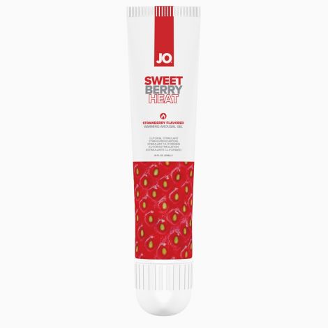 Гель для клітора JO Sweet Berry Heat (10 мл), можна для поцілунків, вібрація з розігрівом