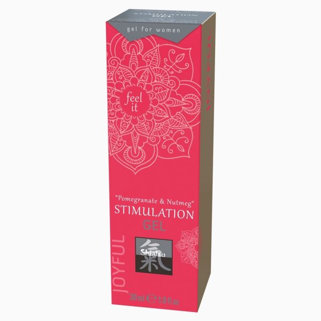 Стимулирующий гель - Hot Shiatsu Stimulation Gel Pomegrante & Nutmeg, 30 мл