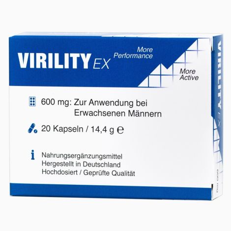 Капсули для чоловіків - Virility Ex, 20 шт.