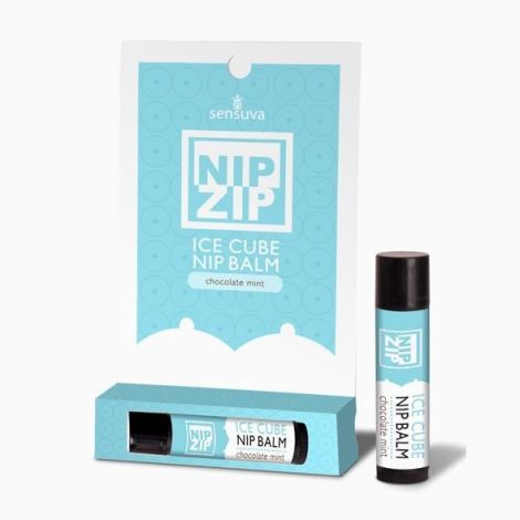 Стимулювальний бальзам для сосків Sensuva Nip Zip Chocolate Mint (4 г), охолоджувальний