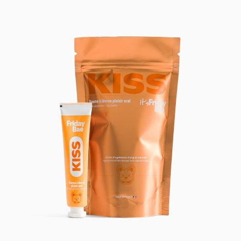 Стимулювальний бальзам для губ Friday Bae KISS 15 мл, відчуття тепло-холод, пом’якшує, зволожує