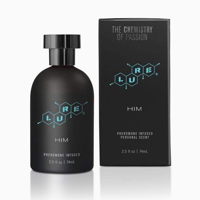 Духи з феромонами для чоловіків Lure Black Label For Him, 74 мл
