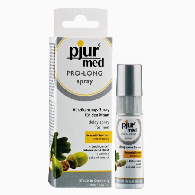 Пролонгирующий спрей pjur MED Prolong Spray 20 мл с натуральным экстрактом дубовой коры и пантенолом
