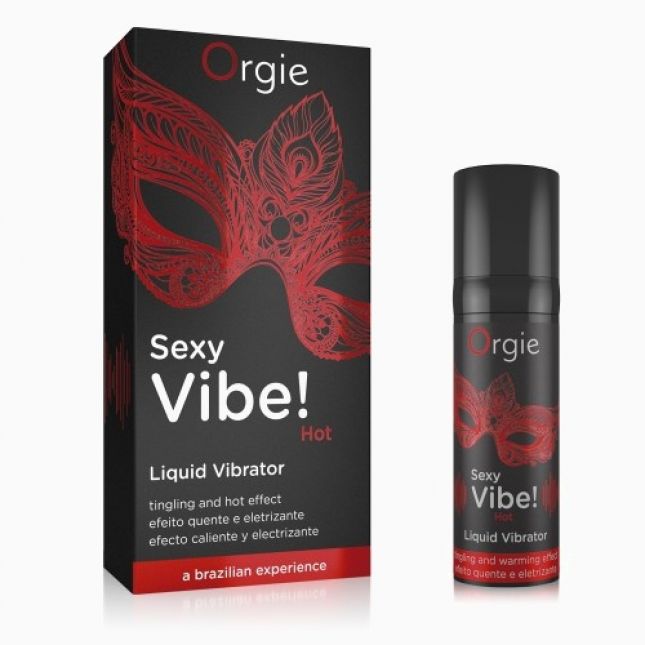 Orgie Sexy Vibe! Hot - рідкий вібратор, 15 мл