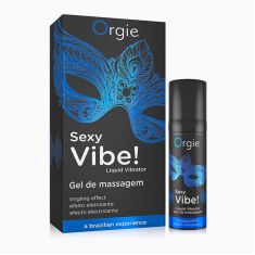 Збудливий гель - ORGIE Sexy Vibe! Liquid Vibrator, 15 мл