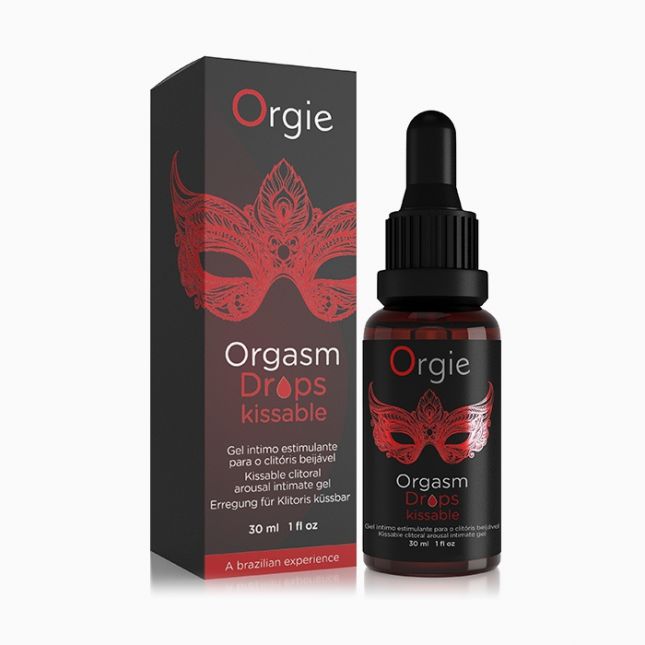 Збудливі краплі - ORGIE Orgasm Drops Kissable, Chocolate Clitoris Stimulating Drops, 30 мл