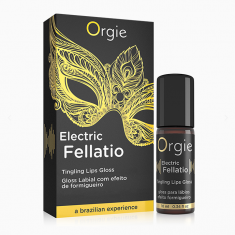 Orgie Sexy Vibe Electric Fellatio - блеск для губ с виброэффектом, 10 мл