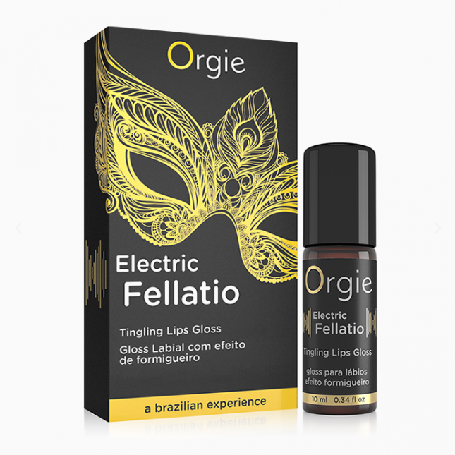 Orgie Sexy Vibe Electric Fellatio - блеск для губ с виброэффектом, 10 мл