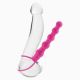 Двойной страпон Beaded Dual Penetrator, 14,5х2,5 см