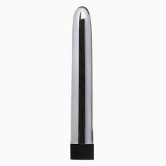 Вібратор Sensuous Smooth Vibrator Silver, 17х2, 5 см