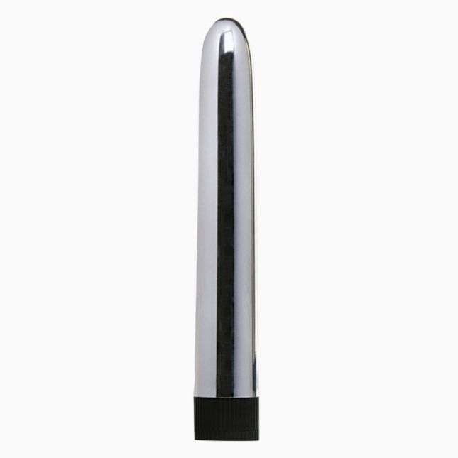 Вібратор Sensuous Smooth Vibrator Silver, 17х2, 5 см