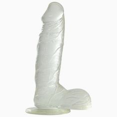 Фалоімітатор Real Rapture Clear 7,5", 19х4 см