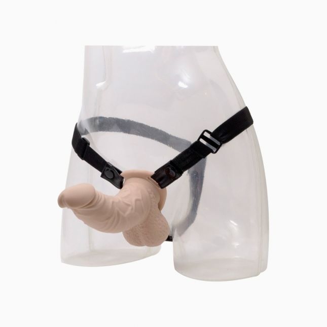 Cтрапон Silicone Strap - on Flesh, 23Х5 см