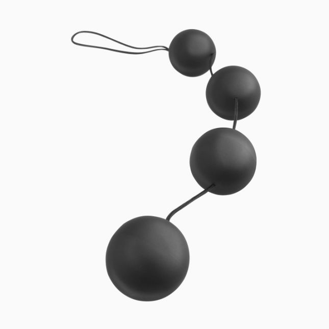 Анальні кульки Afc Deluxe Vibro Balls Black