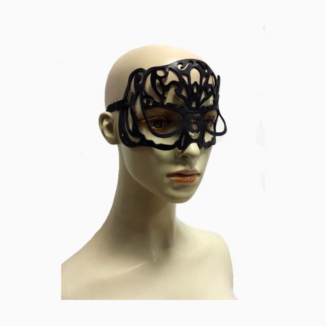 Кожанная фігурна маска на очі Кожанная фігурна маска на очі