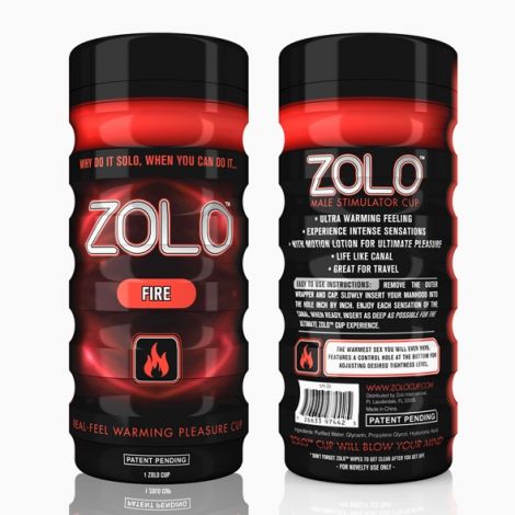 Мастурбатор Zolo Fire Cup 15,9х7, 1 см