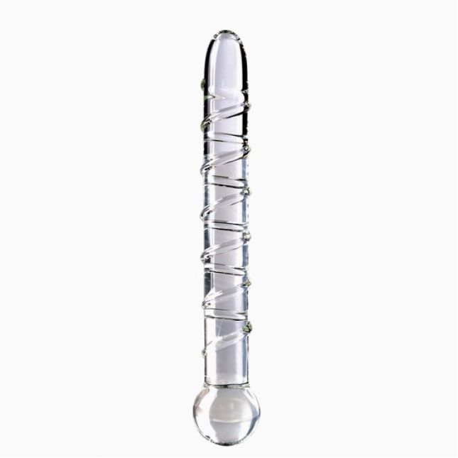Фалоімітатор скляний "Icicles", 20х2, 5 см