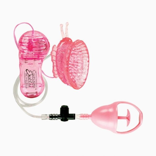 Імітатор куннилингуса з вібрацією "Butterfly Clitoral Pump"