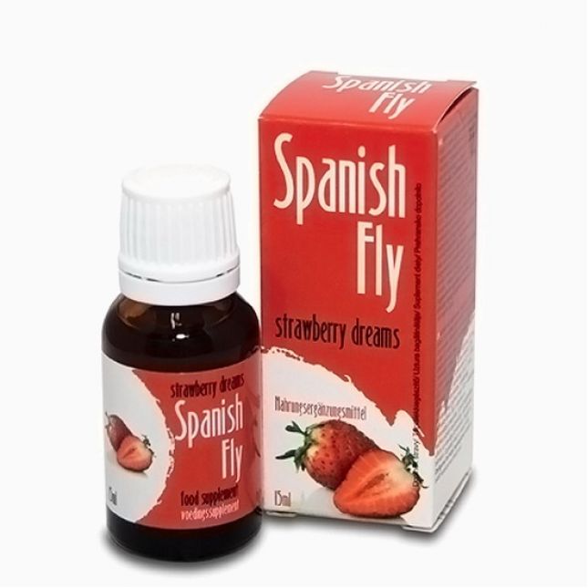 Збудливі краплі Spanish Fly, полуниця, 15 мл