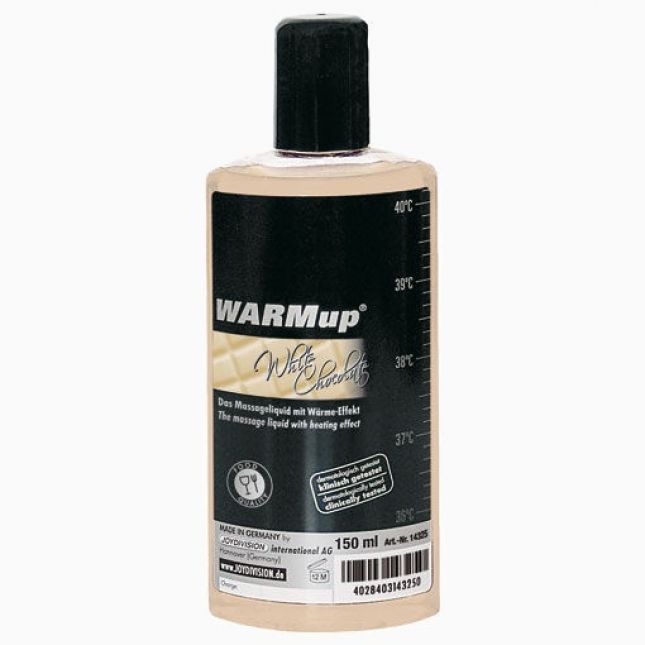 Масажна олія "Warmup", білий шоколад, 150 мл