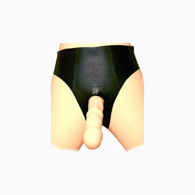 Латексные трусы Peephole Brief