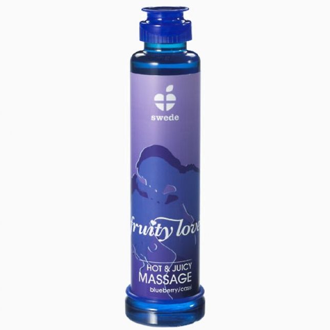Масажна олія Fruity Love, blueberry/cassis, 200 мл