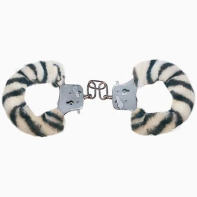 Наручники FURRY FUN CUFFS (зебра)