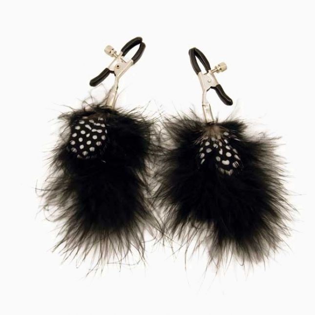 Прикраси на соски "Nipple Feather Clamps"