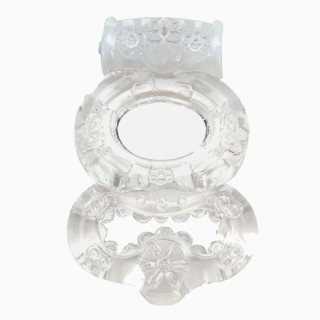 Ерекційне кільце з вібрацією Climax® Gems™ Crystal Ring