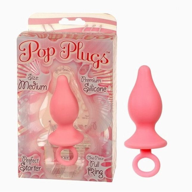 Анальна пробка "POP PLUGS MEDIUM", 6х3 см