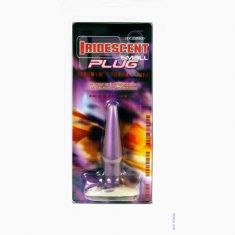 Анальна пробка, фіолетова, переливається, 10 см