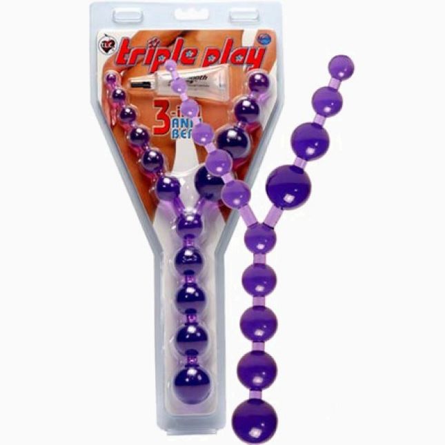Анально-вагінальний стимулятор Triple Play Anal Beads