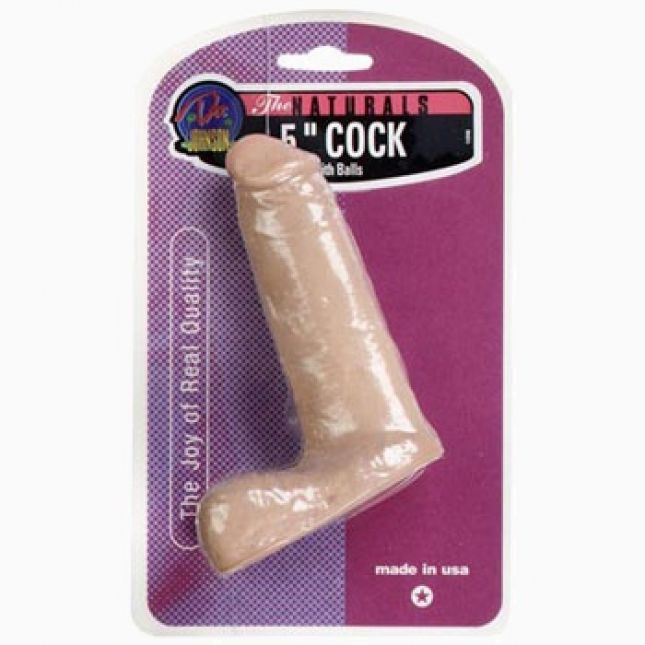 Фаллоимитатор Cock With Balls, 13 см