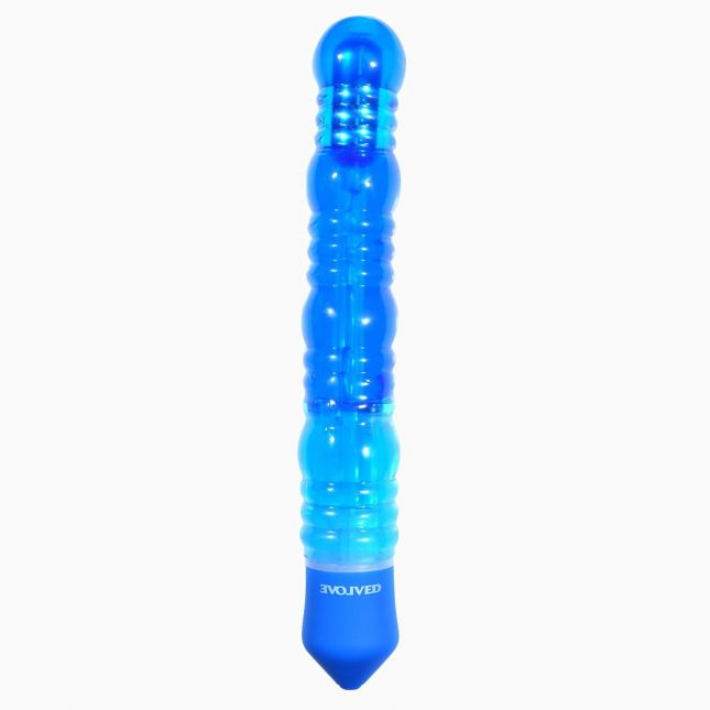 Вібратор EVOLVED STUNNER RIBBED VIBE BL