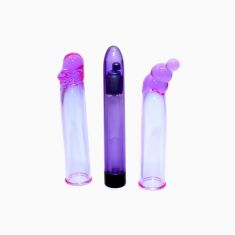 Вибратор с насадками Crystal Sleevz, 16Х3 см