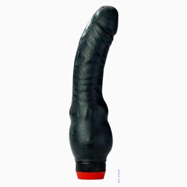 Вібратор Penetrating Pleasures, чорний, 20 см