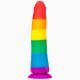 Фалоімітатор Pride Dildo Silicone Rainbow, 14х3, 6 см