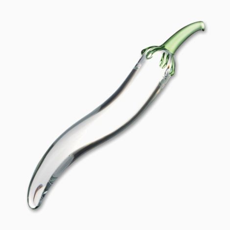 Фалоімітатор Glass Naturals Chili Pepper Glass Dildo, 17,5х3 см