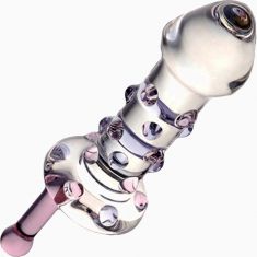Фалоімітатор Glass Candy Land Juicer Glass Dildo, 10,7х5 см