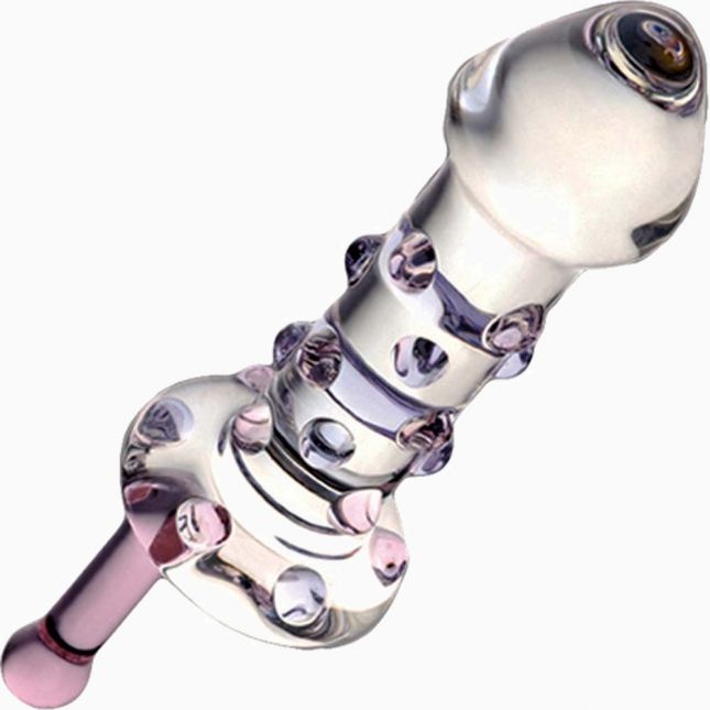 Фалоімітатор Glass Candy Land Juicer Glass Dildo, 10,7х5 см