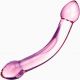 Подвійний фалоімітатор Glass Double Trouble Purple Dildo, 18,5х3, 5 см