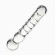 Подвійний фалоімітатор Glass Joystick Clear Glass Dildo, 20х3, 9 см