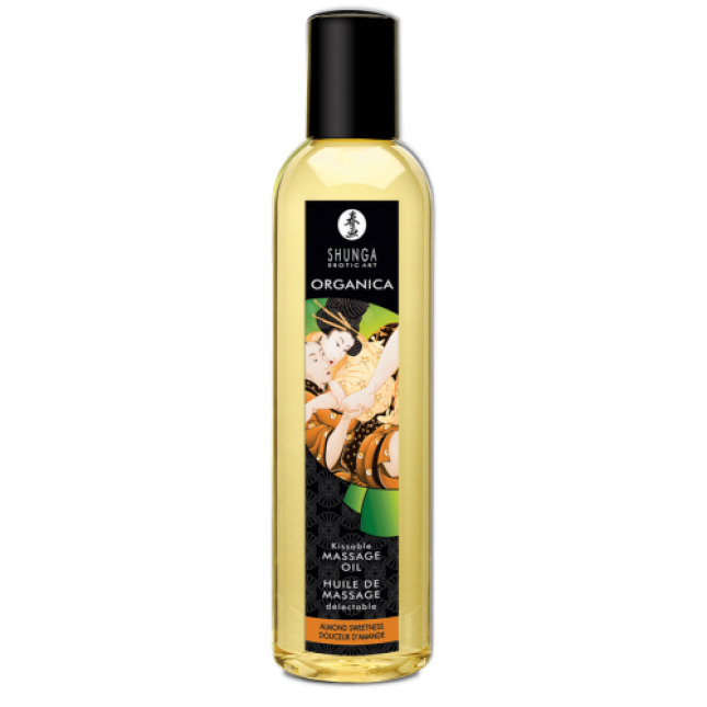 Органічна масажна олія Shunga Massage Oil Organic Мигдаль, 170 мл