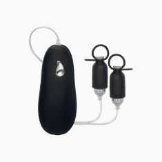 Затиски для сосків Vibrating Nipple Pleasurizer black