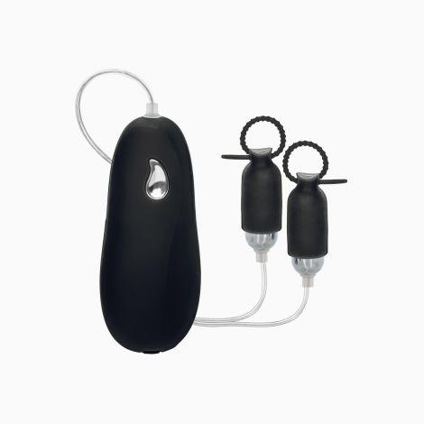 Затиски для сосків Vibrating Nipple Pleasurizer black