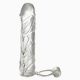 Вібронасадка для збільшення члена Fx Vibrating Super Sleeve, +2,5 см