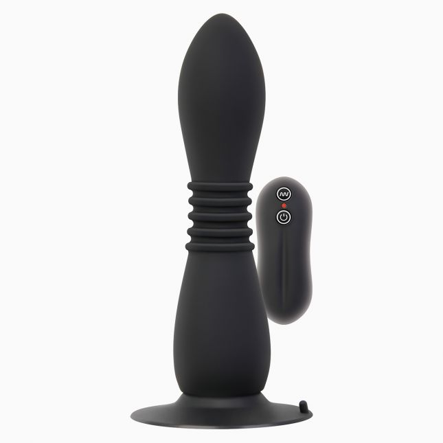 Гнучка анальна пробка з вібрацією Anal Power Flex, 15,2х4 см